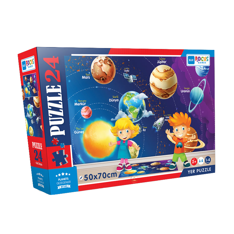 Blue Focus | Floor Puzzle - Planets - 24 Teile Puzzle - Nur CHF 9.90! Jetzt kaufen auf fluxed.ch