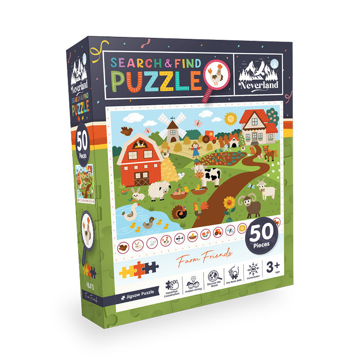 Neverland - Farm Friends - search&find - 50 Teile Puzzle - Nur CHF 5.90! Jetzt kaufen auf fluxed.ch