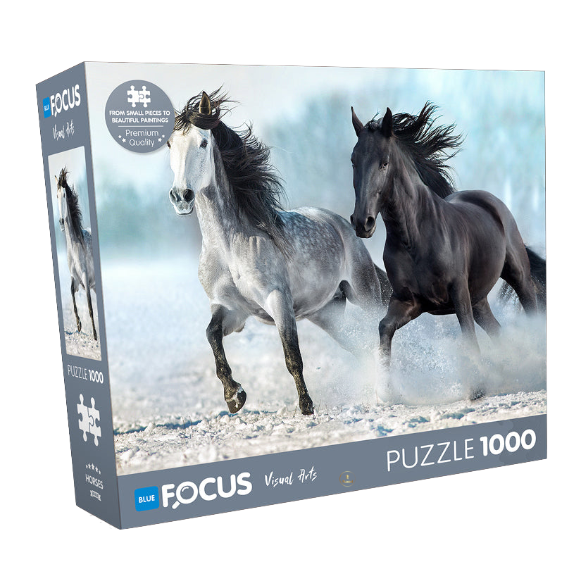 Blue Focus | Horses - 1000 Teile Puzzle - Nur CHF 11.90! Jetzt kaufen auf fluxed.ch