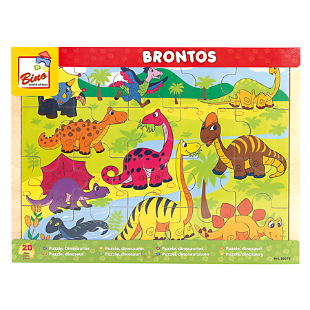 Bino | Dinosaurier - 20 Teile Puzzle - ab 10 Monaten - Nur CHF 8.90! Jetzt kaufen auf fluxed.ch