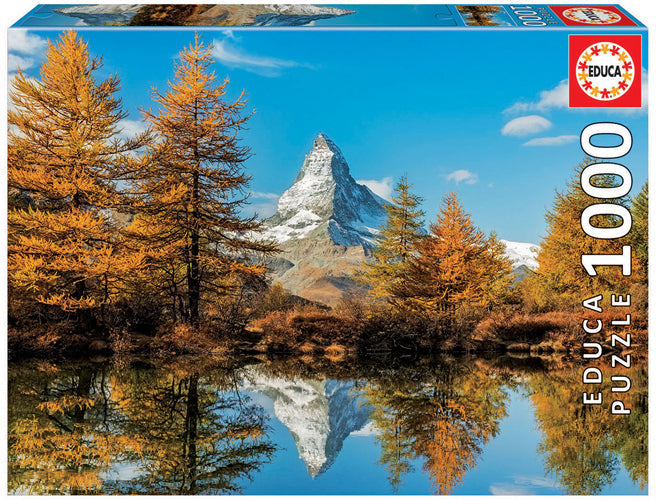 Educa - Matterhorn im Herbst, Schweiz - 1000 Teile Puzzle - Nur CHF 19.90! Jetzt kaufen auf fluxed.ch