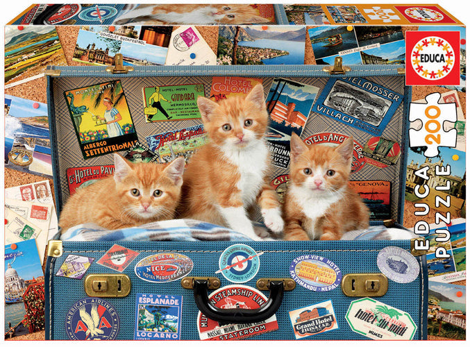 Educa - Travelling Kittens - 200 Teile Puzzle - Nur CHF 10.90! Jetzt kaufen auf fluxed.ch