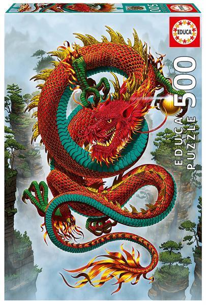 Educa - Glücksdrache - 500 Teile Puzzle - Nur CHF 13.90! Jetzt kaufen auf fluxed.ch