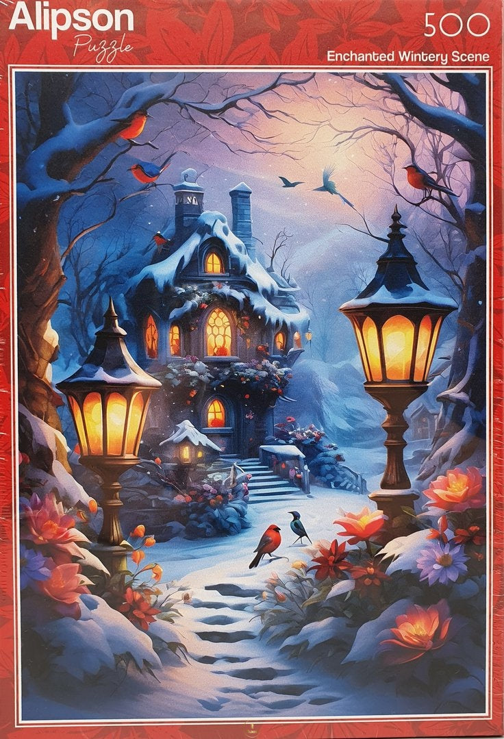 Alipson - Enchanted Wintery Scene - 500 Teile Puzzle - Nur CHF 13.90! Jetzt kaufen auf fluxed.ch