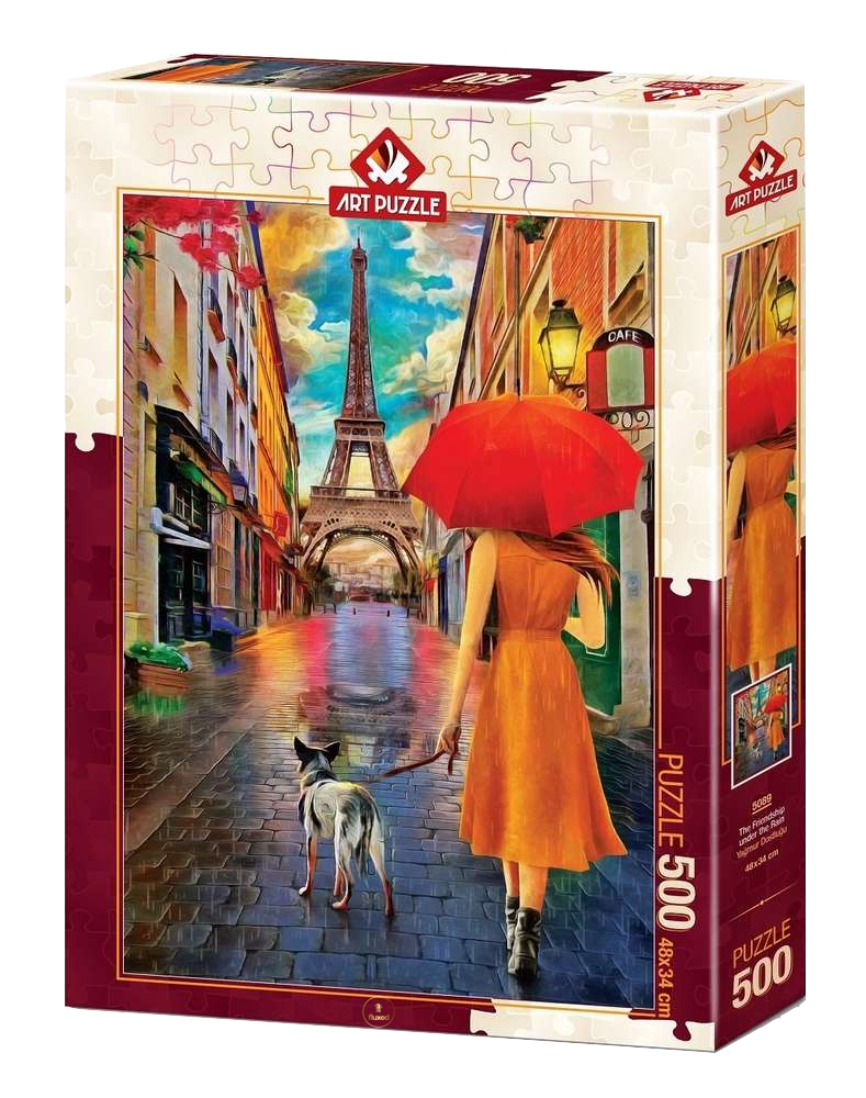 Art Puzzle | The Friendship under the Rain - 500 Teile Puzzle - Nur CHF 14.90! Jetzt kaufen auf fluxed.ch