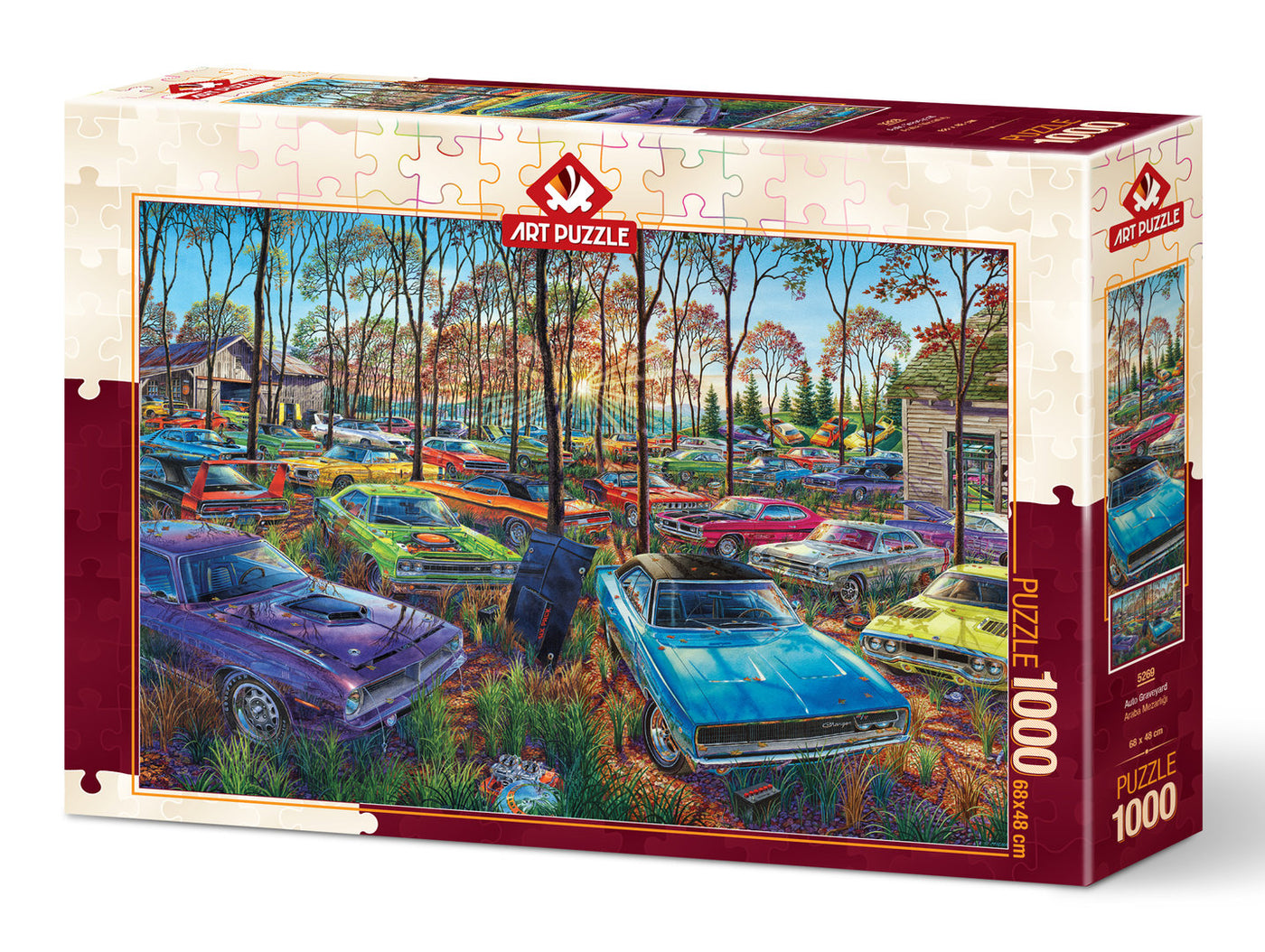 Art Puzzle - Auto Graveyard - 1000 Teile Puzzle - Nur CHF 17.90! Jetzt kaufen auf fluxed.ch