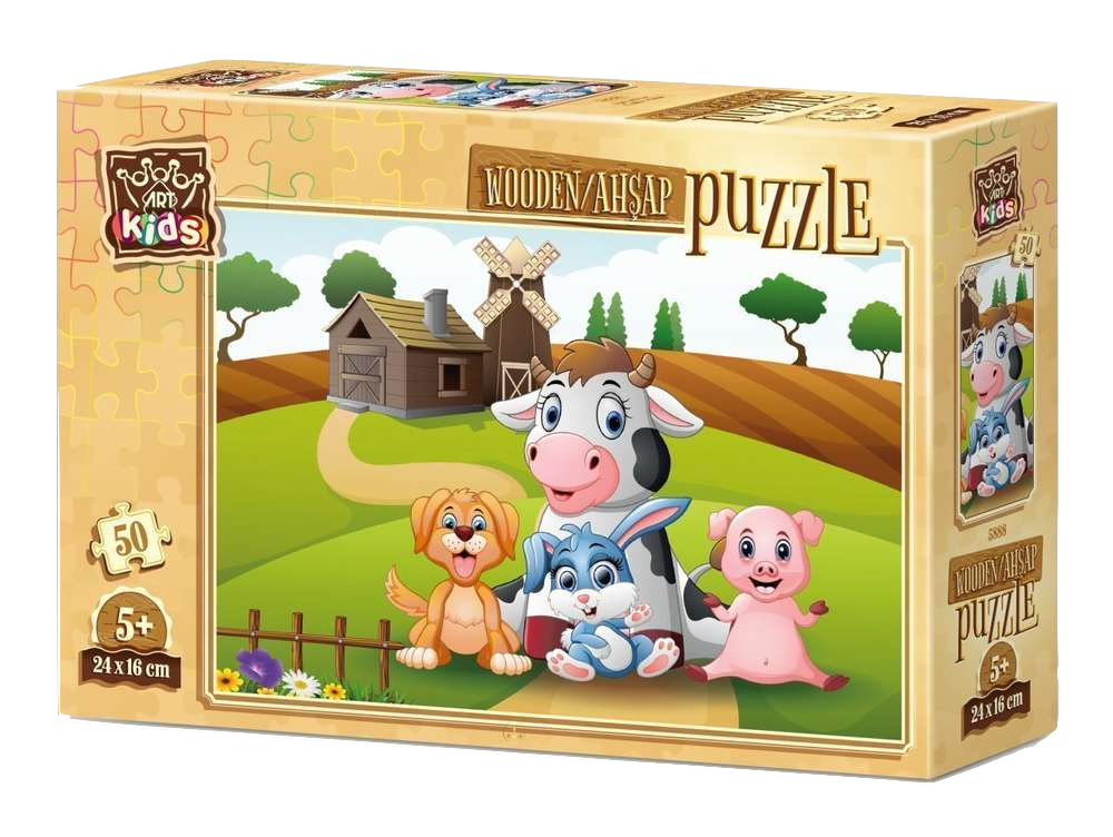 Art Puzzle Kids | Farm Pose - 50 Holzteile Puzzle - Nur CHF 14.90! Jetzt kaufen auf fluxed.ch