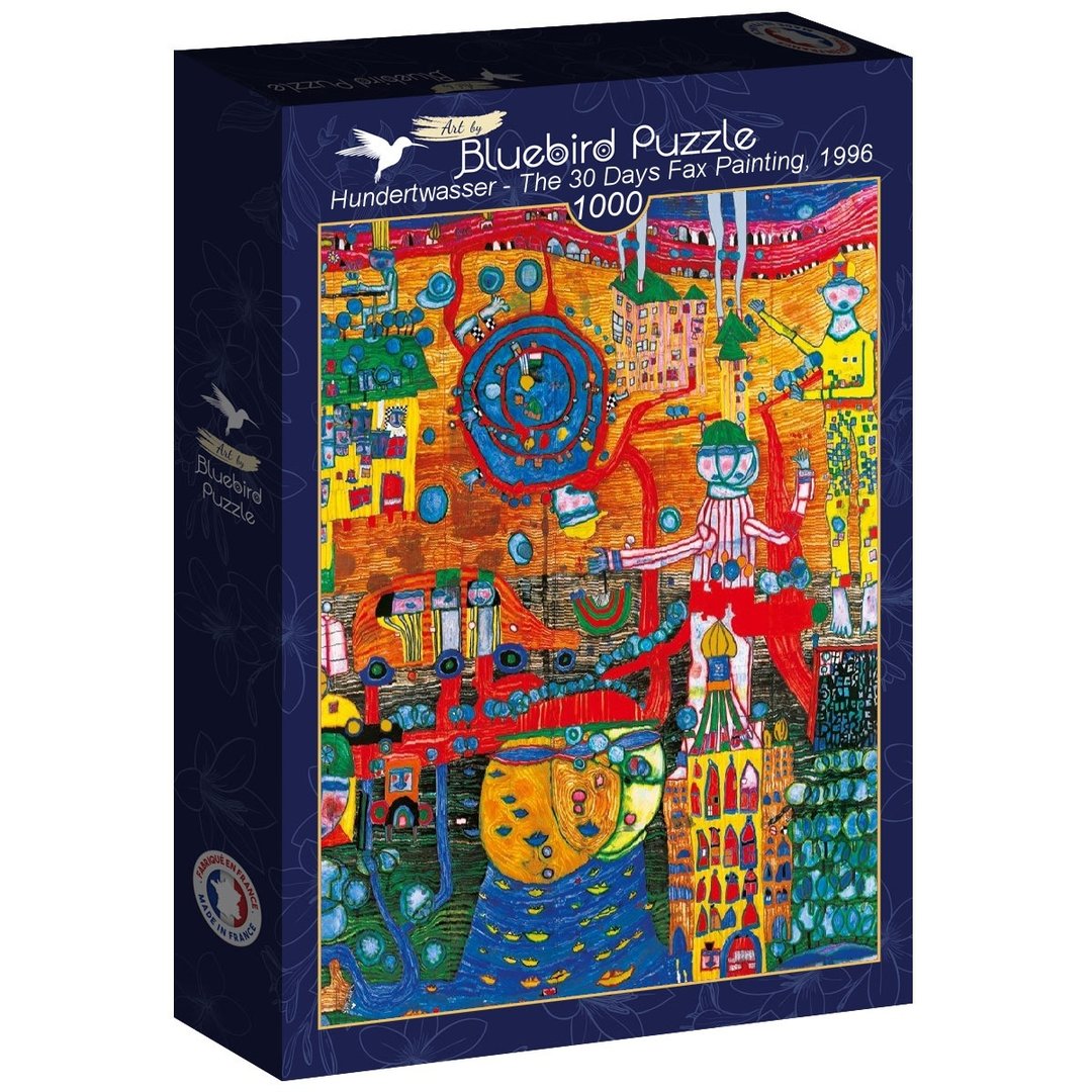Bluebird - The 30 Days Fax Painting, 1996 - 1000 Teile Puzzle - Nur CHF 17.90! Jetzt kaufen auf fluxed.ch