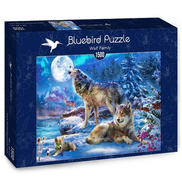 Bluebird | Winter Wolf Family - 1500 Teile Puzzle - Nur CHF 19.90! Jetzt kaufen auf fluxed.ch