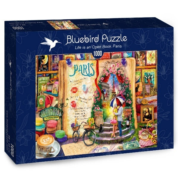 Bluebird - Life is an Open Book Paris - 1000 Teile Puzzle - Nur CHF 17.90! Jetzt kaufen auf fluxed.ch