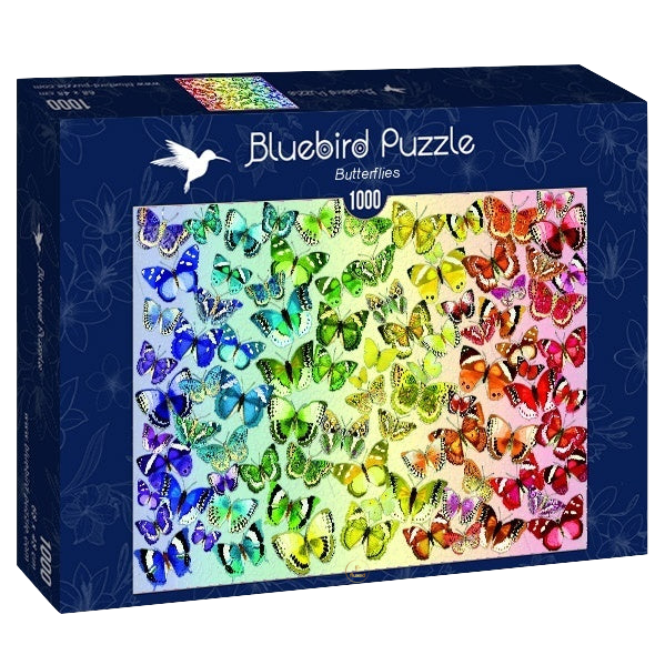 Bluebird | Butterflies - 1000 Teile Puzzle - Nur CHF 17.90! Jetzt kaufen auf fluxed.ch