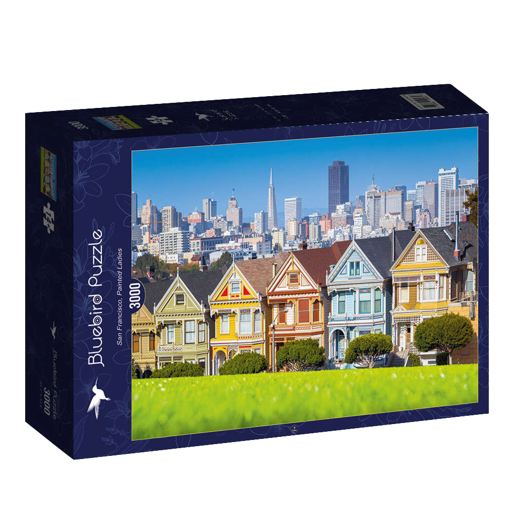 Bluebird - San Francisco, Painted Ladies - 3000 Teile Puzzle - Nur CHF 27.90! Jetzt kaufen auf fluxed.ch