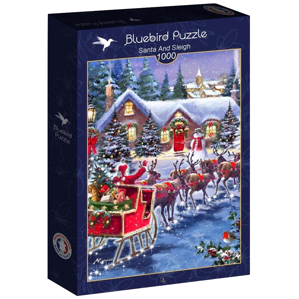 Bluebird - Santa and Sleight - 1000 Teile Puzzle - Nur CHF 17.90! Jetzt kaufen auf fluxed.ch