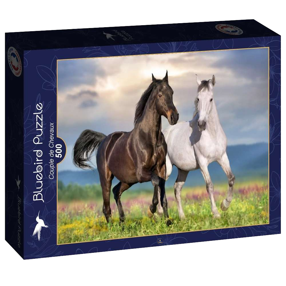 Bluebird | Couple de Chevaux - 500 Teile Puzzle - Nur CHF 14.90! Jetzt kaufen auf fluxed.ch