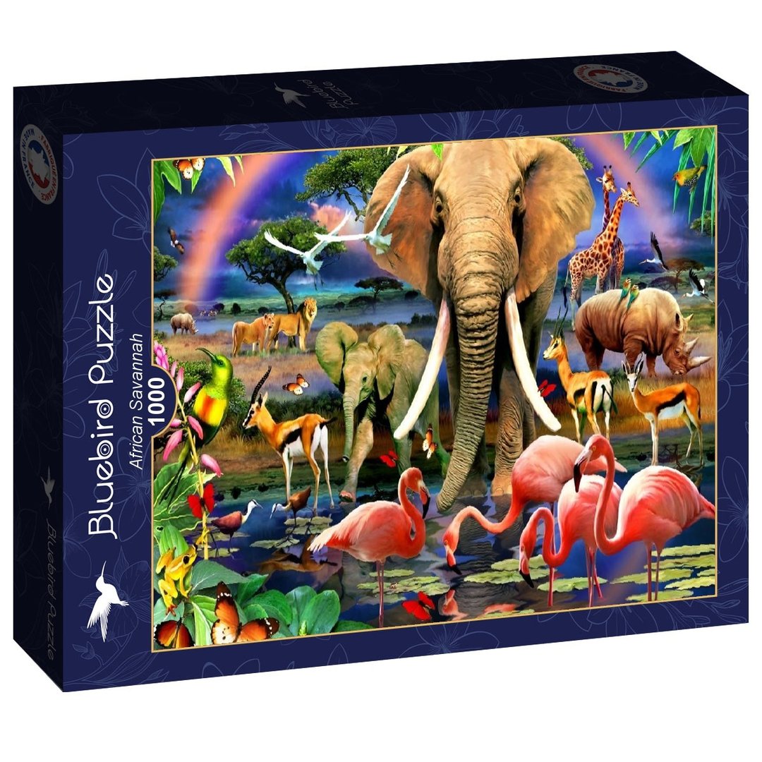 Bluebird | African Savannah - 1000 Teile Puzzle - Nur CHF 17.90! Jetzt kaufen auf fluxed.ch