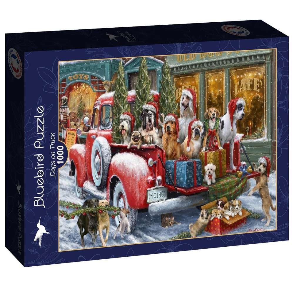 Bluebird - Dogs on Truck - 1000 Teile Puzzle - Nur CHF 17.90! Jetzt kaufen auf fluxed.ch