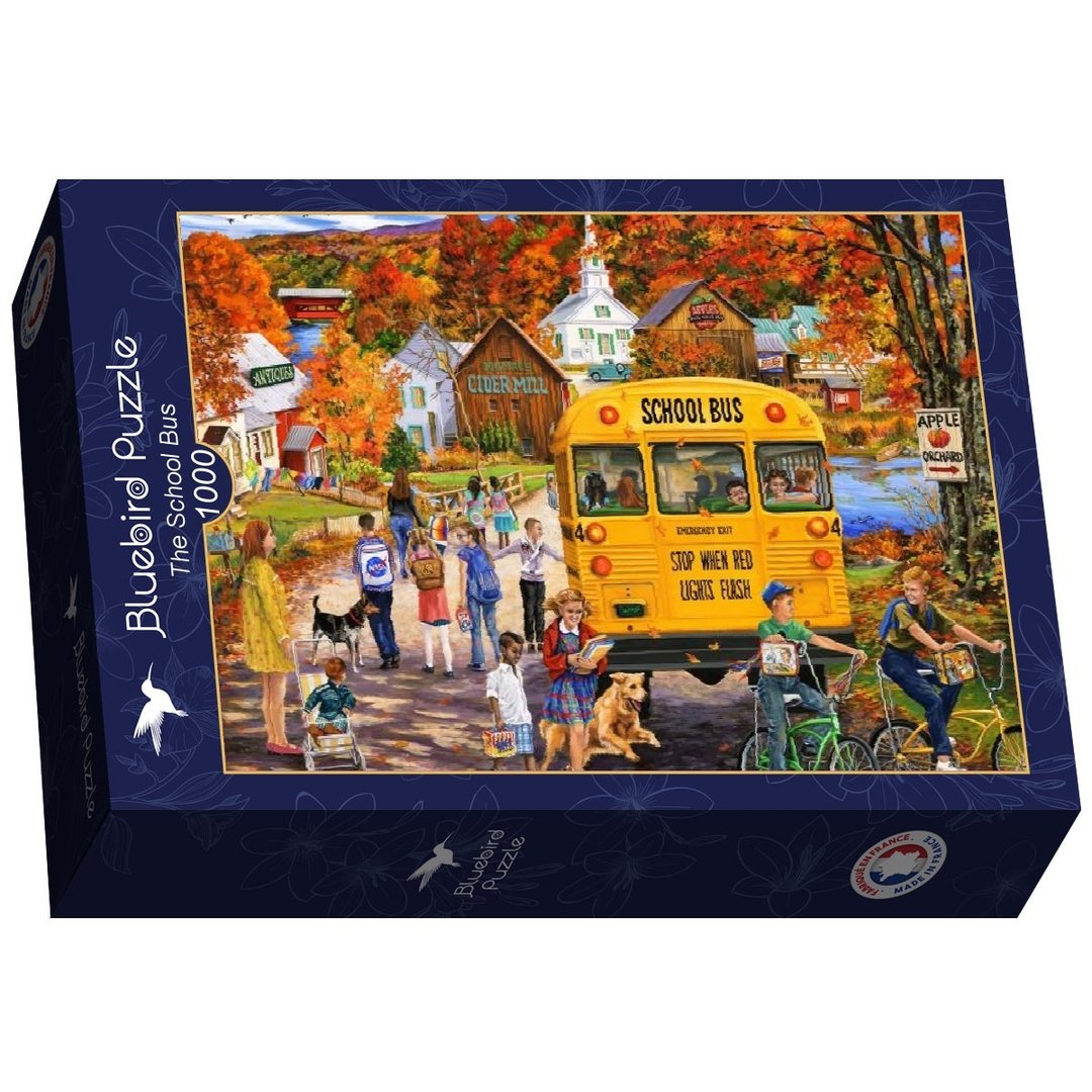 Bluebird - The School Bus - 1000 Teile Puzzle - Nur CHF 17.90! Jetzt kaufen auf fluxed.ch