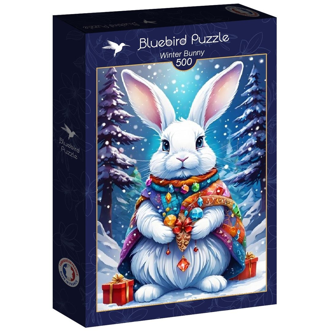 Bluebird - Winter Bunny - 500 Teile Puzzle - Nur CHF 14.90! Jetzt kaufen auf fluxed.ch