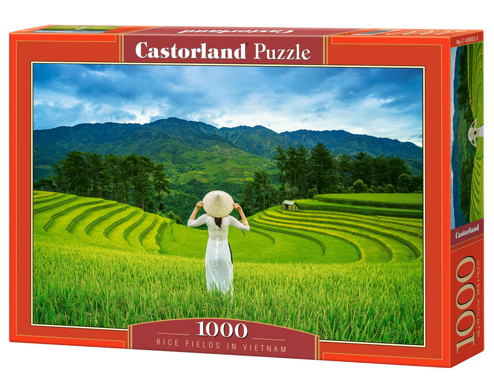 Castorland - Rice Fields in Vietnam - 1000 Teile Puzzle - Nur CHF 17.90! Jetzt kaufen auf fluxed.ch