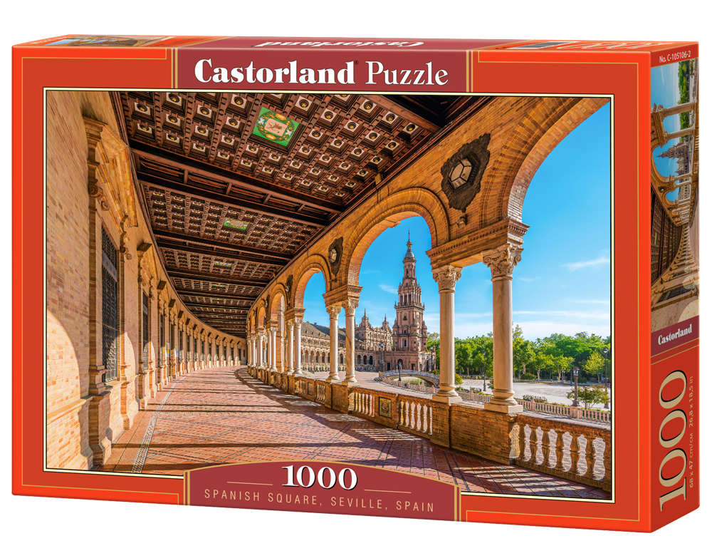 Castorland - Spanish Square, Seville, Spain - 1000 Teile Puzzle - Nur CHF 17.90! Jetzt kaufen auf fluxed.ch