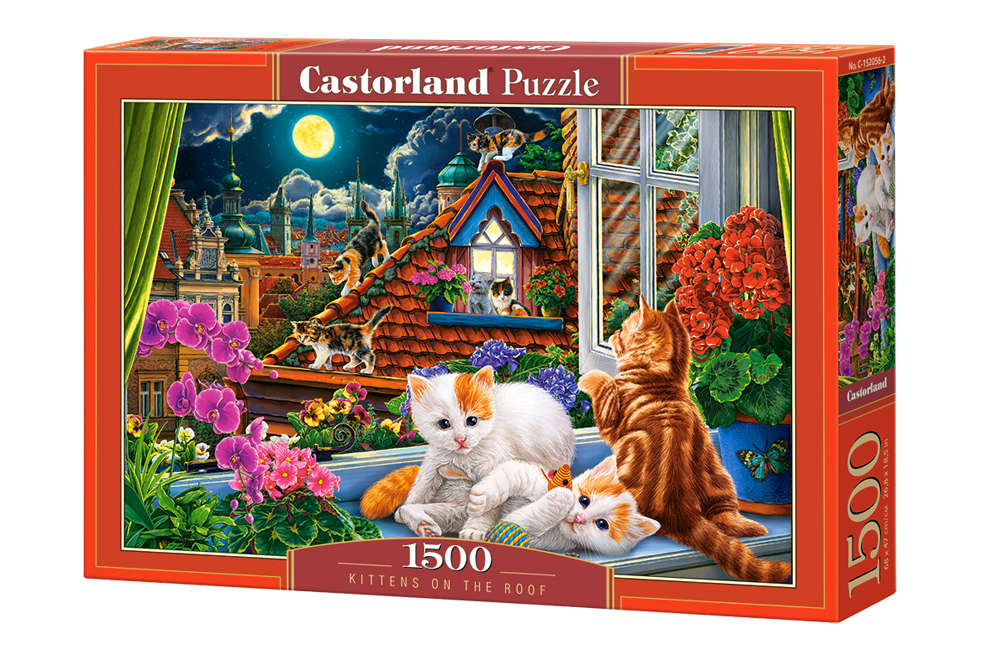 Castorland - Kittens on the Roof - 1500 Teile Puzzle - Nur CHF 19.90! Jetzt kaufen auf fluxed.ch