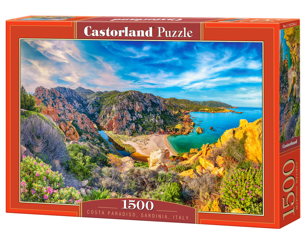 Castorland - Costa Paradiso, Sardinia, Italy - 1500 Teile Puzzle - Nur CHF 19.90! Jetzt kaufen auf fluxed.ch