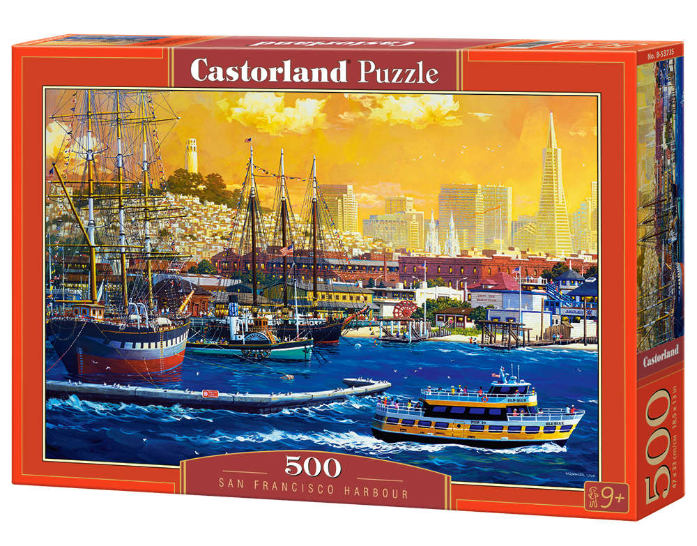 Castorland - San Francisco Harbour - 500 Teile Puzzle - Nur CHF 13.90! Jetzt kaufen auf fluxed.ch