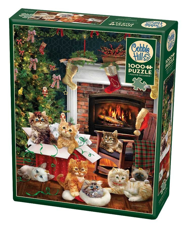 Cobble Hill - Christmas Kittens - 1000 Teile Puzzle - Nur CHF 21.90! Jetzt kaufen auf fluxed.ch