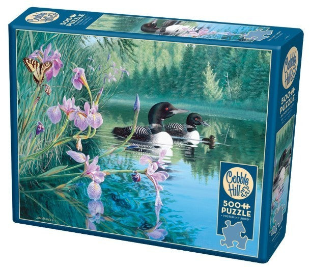 Cobble Hill - Iris Cove Loons - 500 XXL-Teile Puzzle - Nur CHF 21.90! Jetzt kaufen auf fluxed.ch