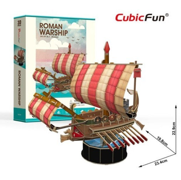 CubicFun 3D-Puzzle - Roman Warship - 85 Teile - Schwierigkeit 4/6 - Nur CHF 14.90! Jetzt kaufen auf fluxed.ch