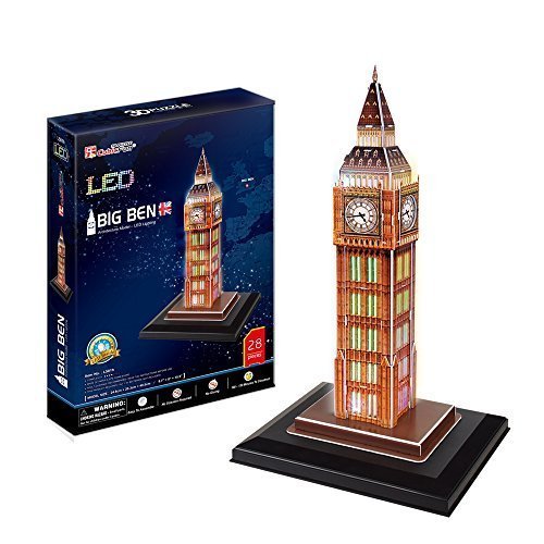 CubicFun 3D-LED-Puzzle - Big Ben, London - 28 Teile - Nur CHF 29.90! Jetzt kaufen auf fluxed.ch