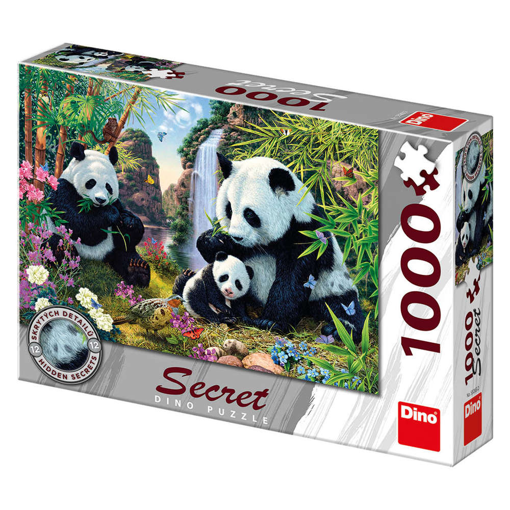 Dino - Pandas - 1000 Teile Secret-Puzzle - Nur CHF 18.90! Jetzt kaufen auf fluxed.ch