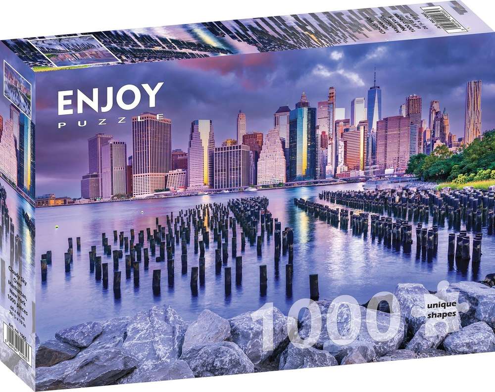 Enjoy Puzzle - Cloudy Sky over Manhattan, New Work - 1000 Teile P - Nur CHF 19.90! Jetzt kaufen auf fluxed.ch