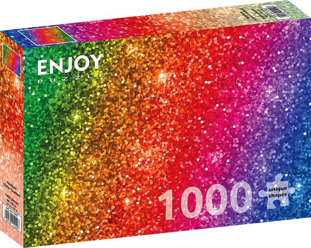 Enjoy Puzzle - Rainbow Glitter Gardient - 1000 Teile Puzzle - Nur CHF 19.90! Jetzt kaufen auf fluxed.ch