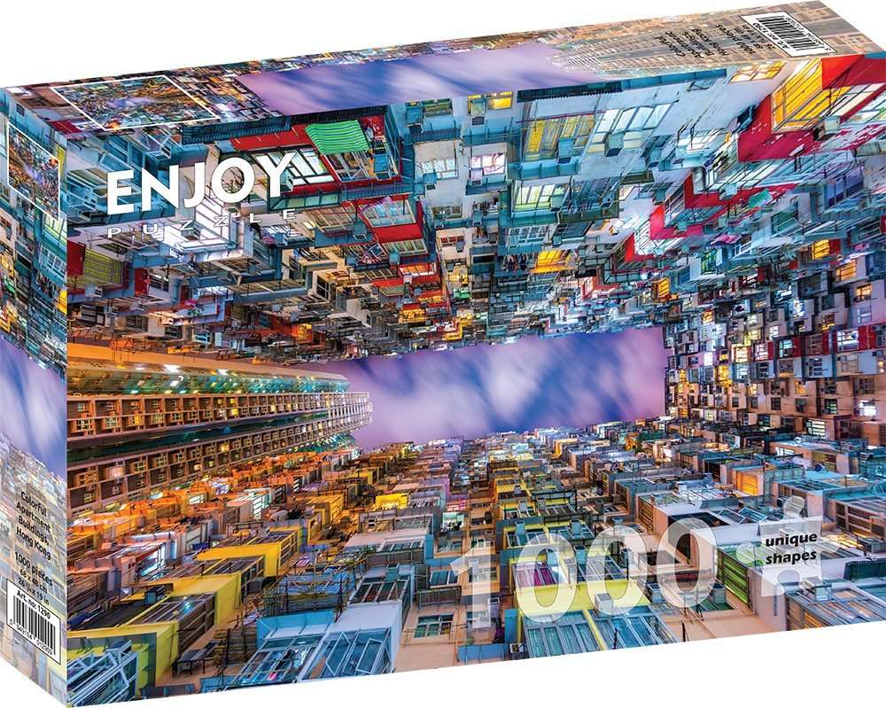 Enjoy Puzzle - Colorful Apartment Buildings - 1000 Teile Puzzle - Nur CHF 19.90! Jetzt kaufen auf fluxed.ch