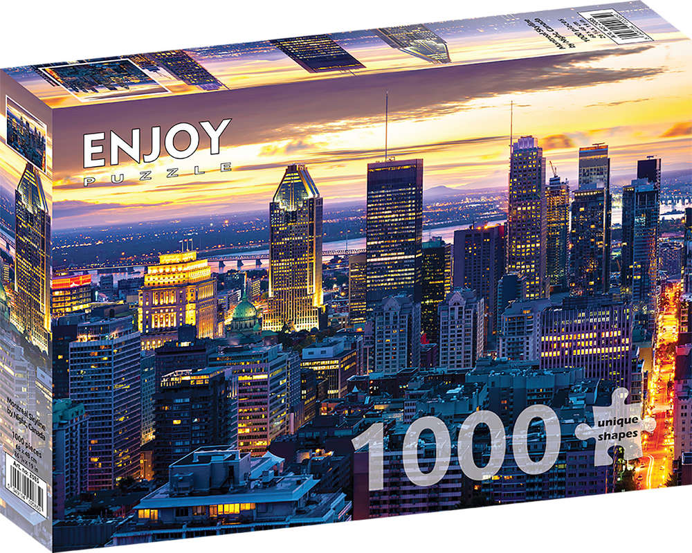 Enjoy Puzzle - Montreal Skyline by Night, Canada - 1000 Teile Puz - Nur CHF 19.90! Jetzt kaufen auf fluxed.ch