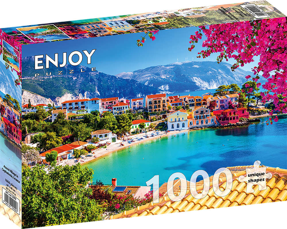 Enjoy Puzzle - Assos Village in Cephalonia - 1000 Teile Puzzle - Nur CHF 19.90! Jetzt kaufen auf fluxed.ch