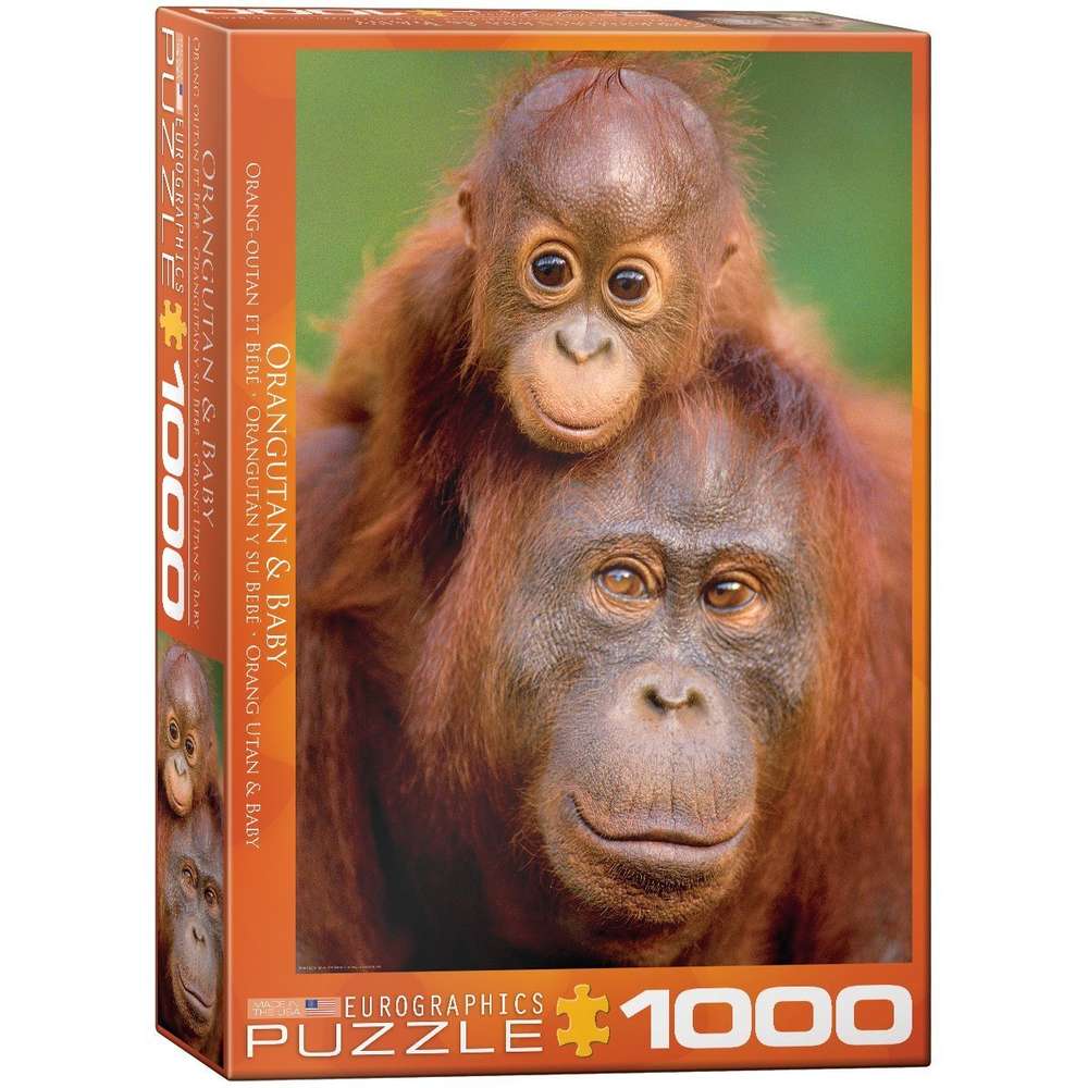 Eurographics - Orang Utan & Baby - 1000 Teile Puzzle - Nur CHF 23.90! Jetzt kaufen auf fluxed.ch