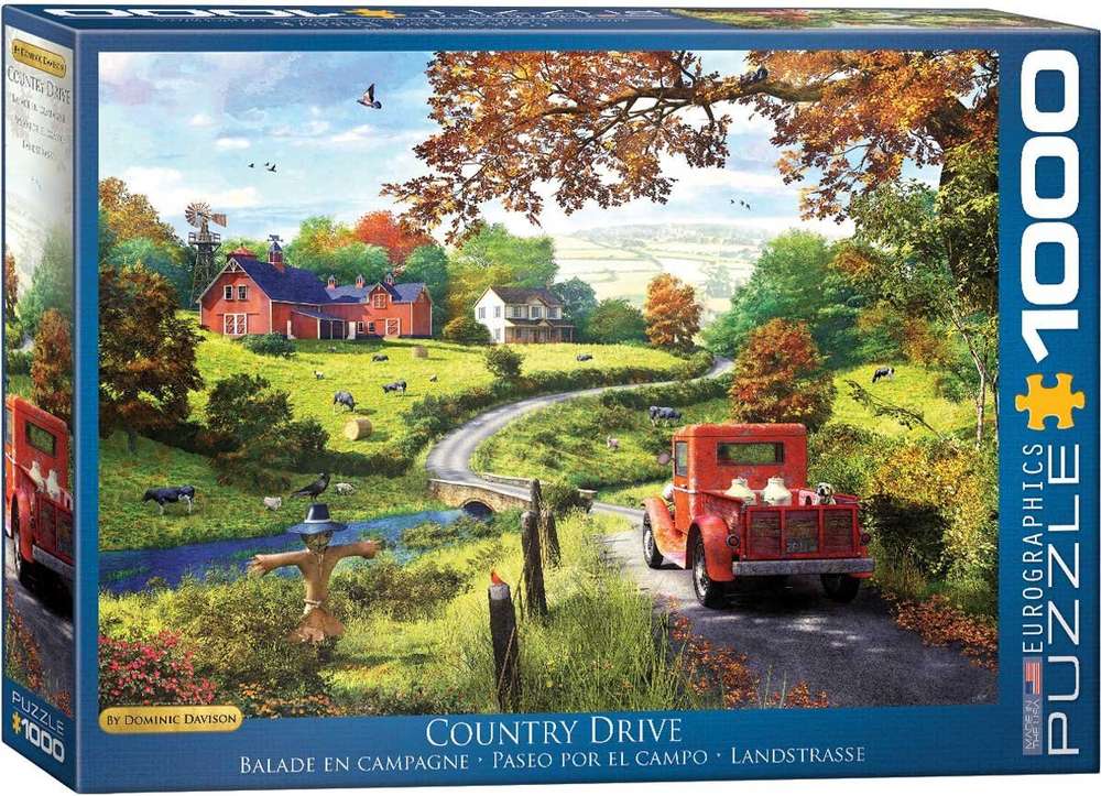 Eurographics - Country Drive - 1000 Teile Puzzle - Nur CHF 23.90! Jetzt kaufen auf fluxed.ch