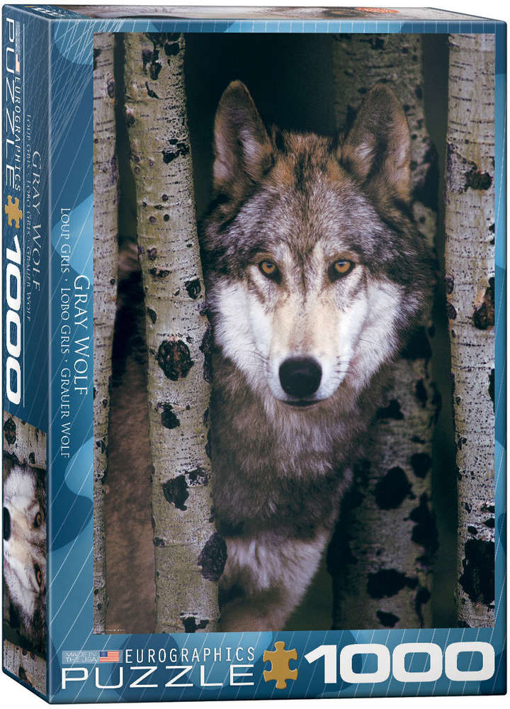 Eurographics - Grauer Wolf - 1000 Teile Puzzle - Nur CHF 23.90! Jetzt kaufen auf fluxed.ch