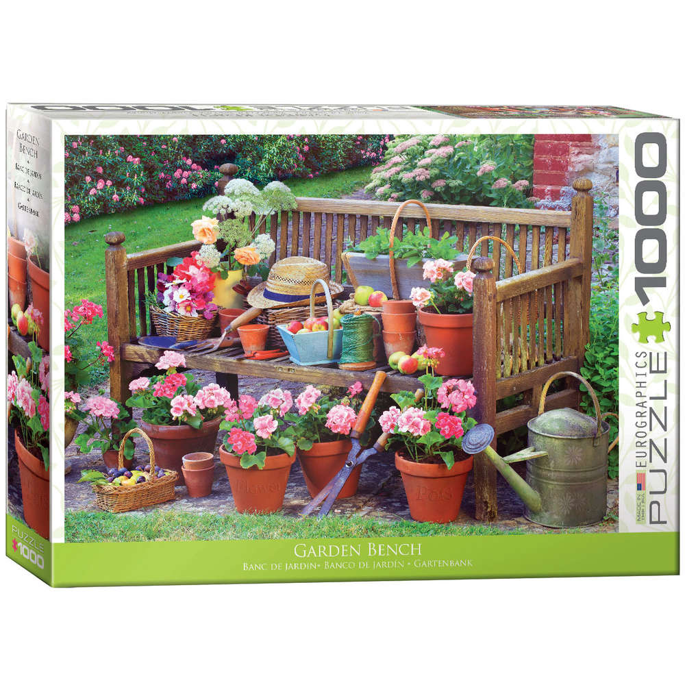 Eurographics - Gartenbank - 1000 Teile Puzzle - Nur CHF 23.90! Jetzt kaufen auf fluxed.ch