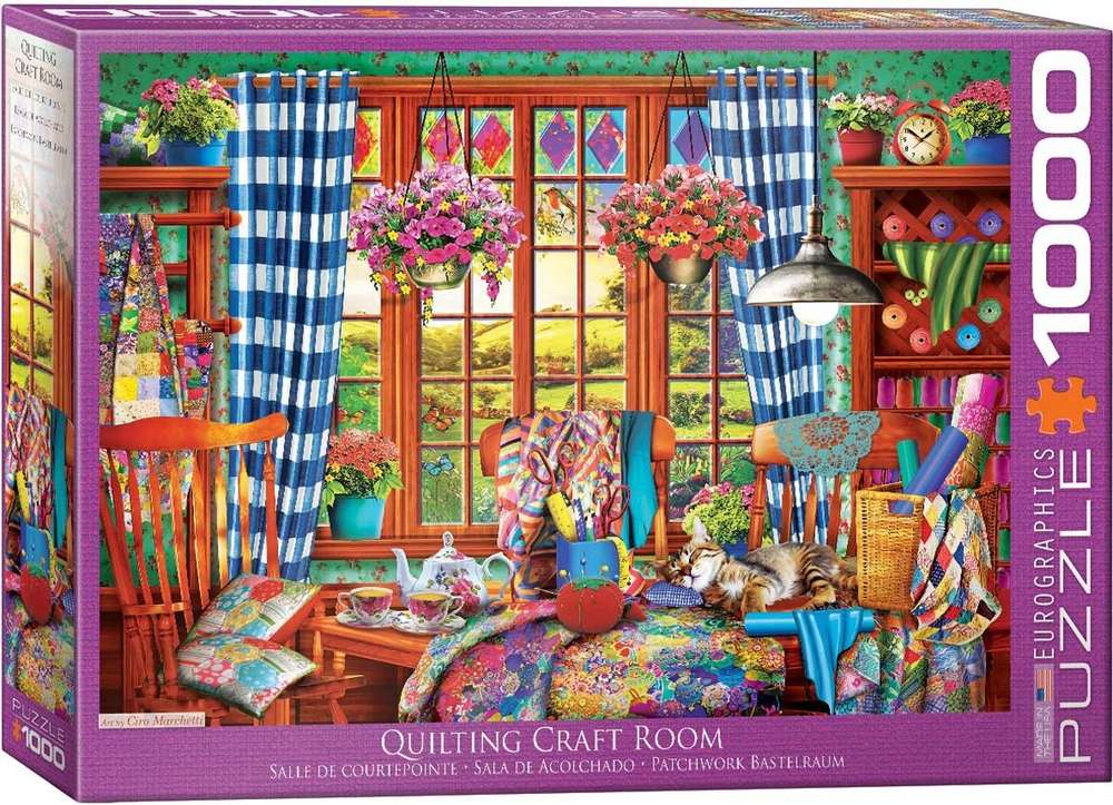 Eurographics - Quilting Craft Room - 1000 Teile Puzzle - Nur CHF 23.90! Jetzt kaufen auf fluxed.ch