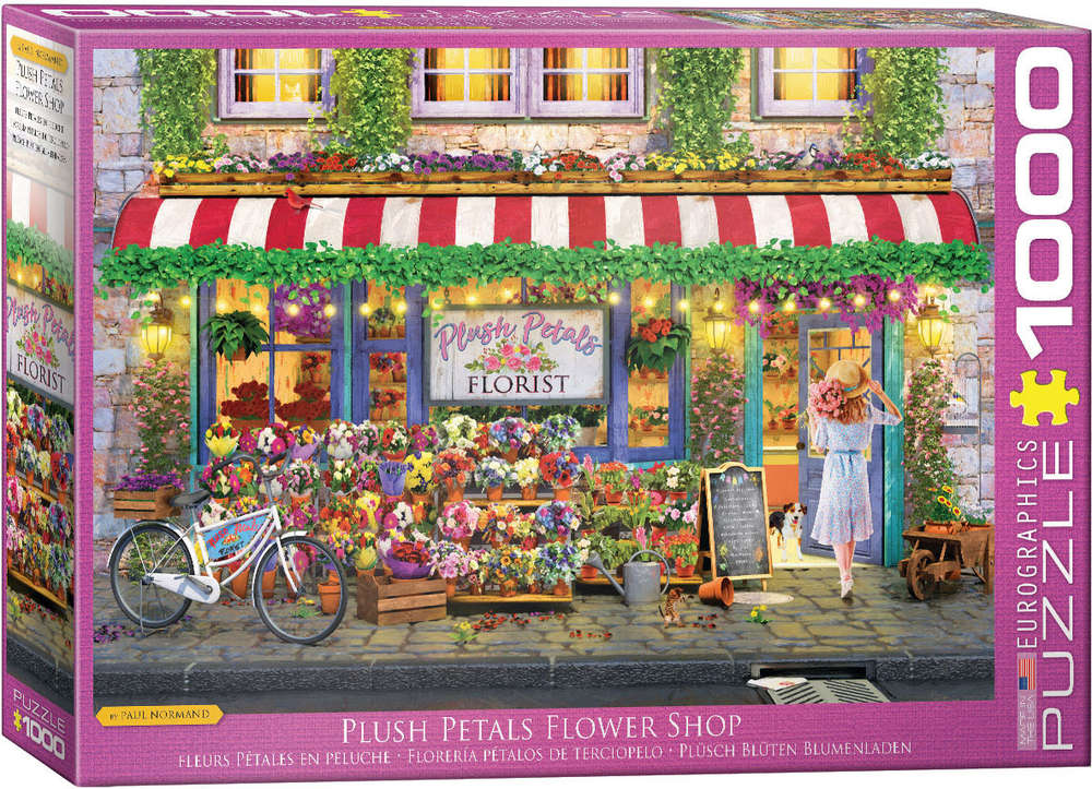 Eurographics - Plush Petals Flower Shop - 1000 Teile Puzzle - Nur CHF 23.90! Jetzt kaufen auf fluxed.ch