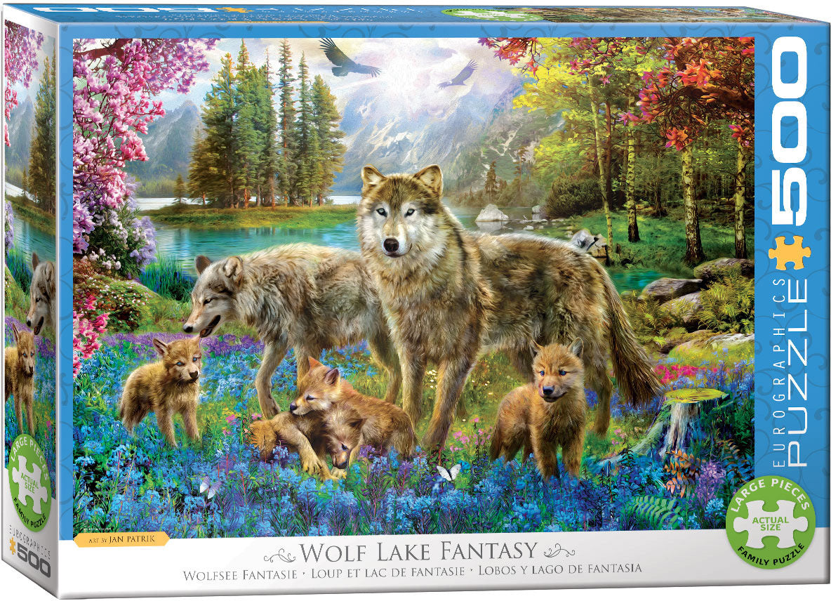 Eurographics - Wolf Lake Fantasy - 500 Larger-Teile Puzzle - Nur CHF 21.90! Jetzt kaufen auf fluxed.ch