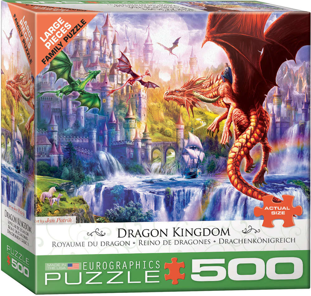 Eurographics - Drachenkönigreich - 500 Large-Teile Puzzle - Nur CHF 15.35! Jetzt kaufen auf fluxed.ch