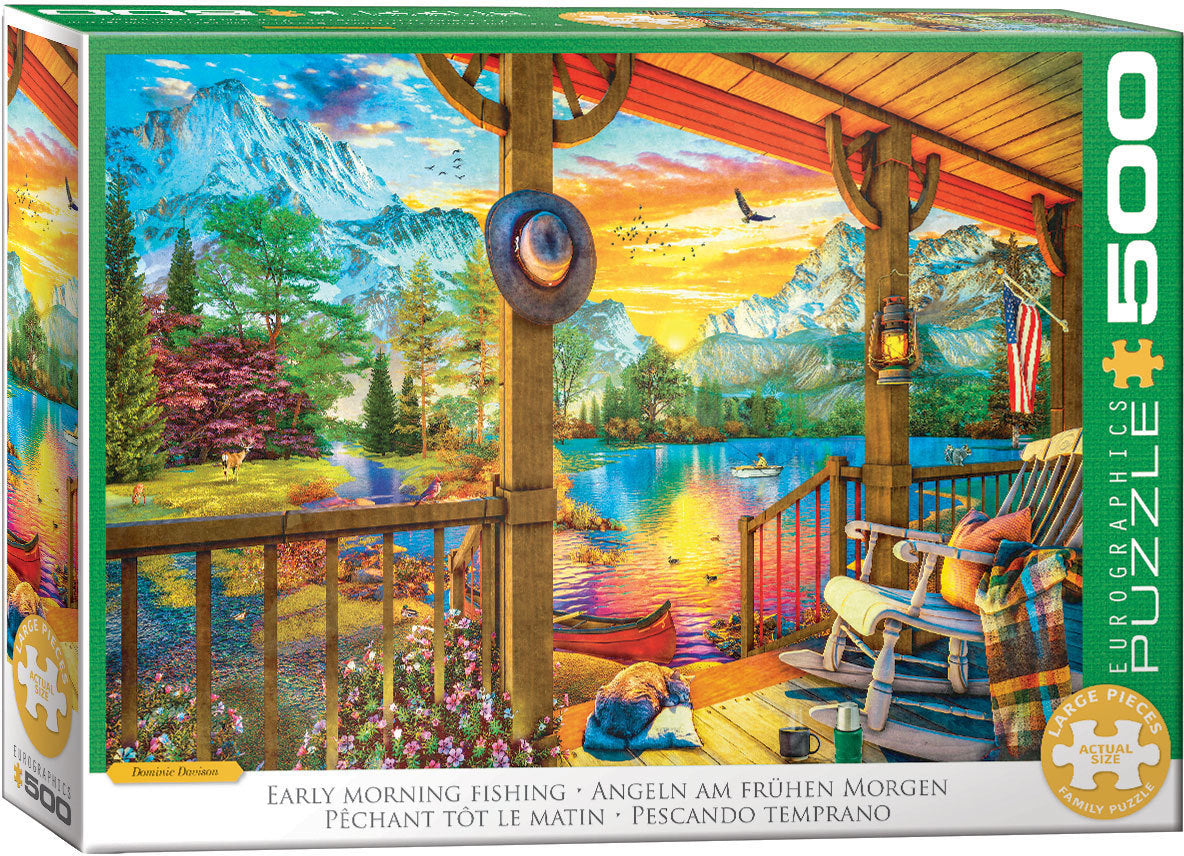 Eurographics - Early Morning Fishing - 500 Larger-Teile Puzzle - Nur CHF 17.90! Jetzt kaufen auf fluxed.ch