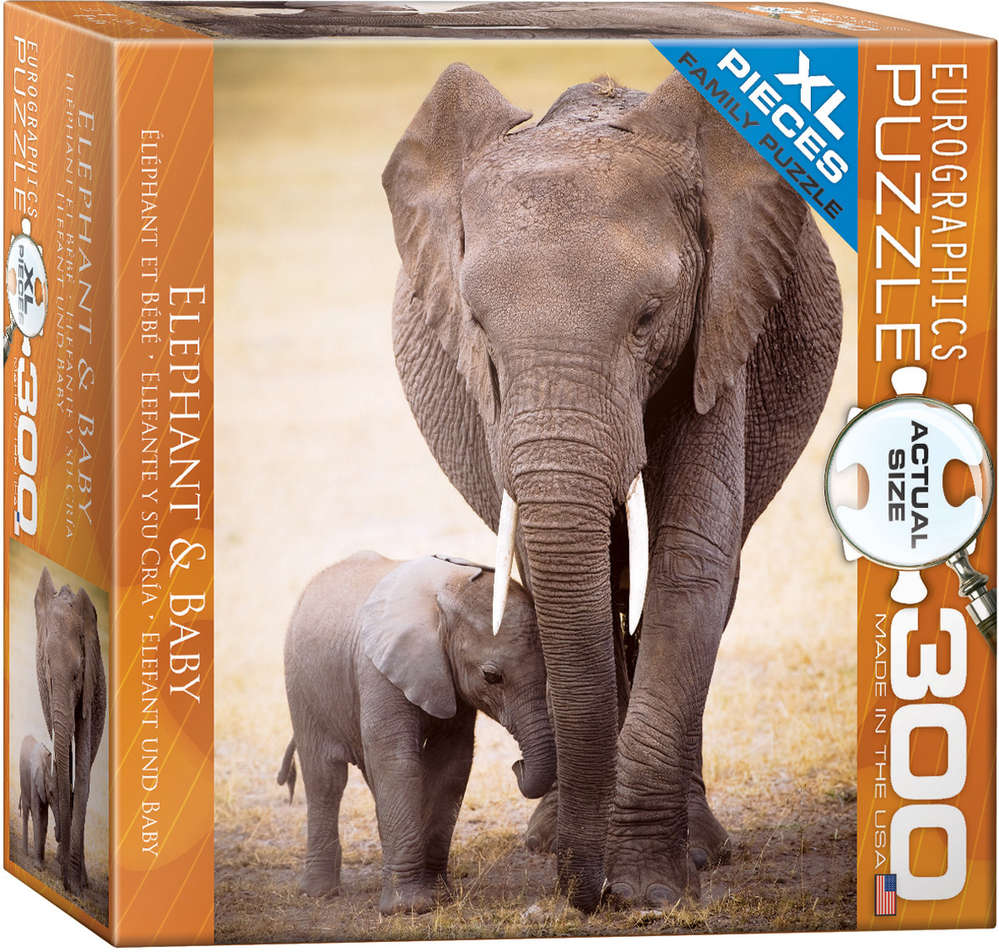 Eurographics - Elefant und Baby - 300 XL-Teile Puzzle - Nur CHF 14.65! Jetzt kaufen auf fluxed.ch