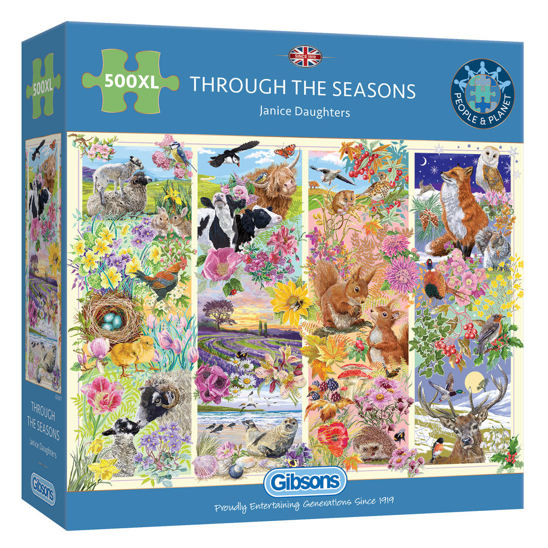 Gibsons - Through the Seasons - 500 XL-Teile Puzzle - Nur CHF 23.90! Jetzt kaufen auf fluxed.ch