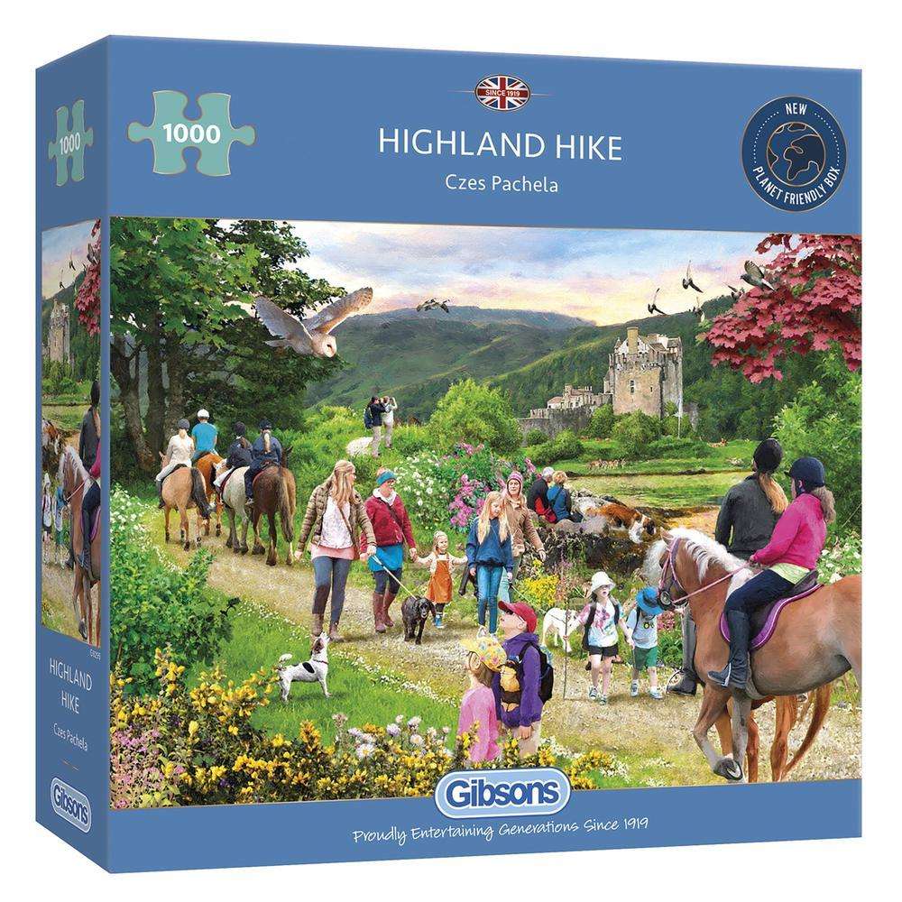 Gibsons - Highland Hike - 1000 Teile Puzzle - Nur CHF 22.90! Jetzt kaufen auf fluxed.ch