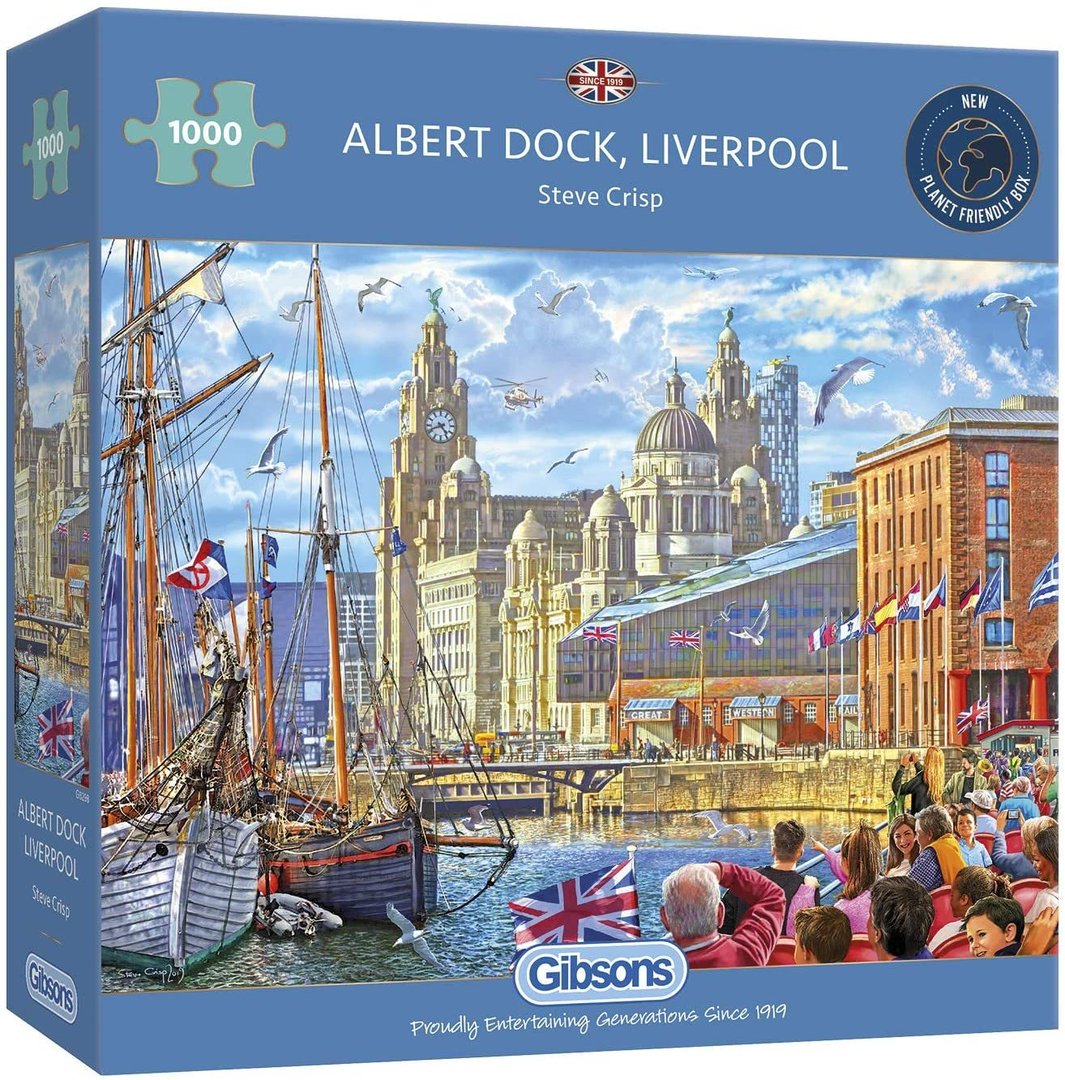 Gibsons - Albert Dock, Liverpool - 1000 Teile Puzzle - Nur CHF 22.90! Jetzt kaufen auf fluxed.ch